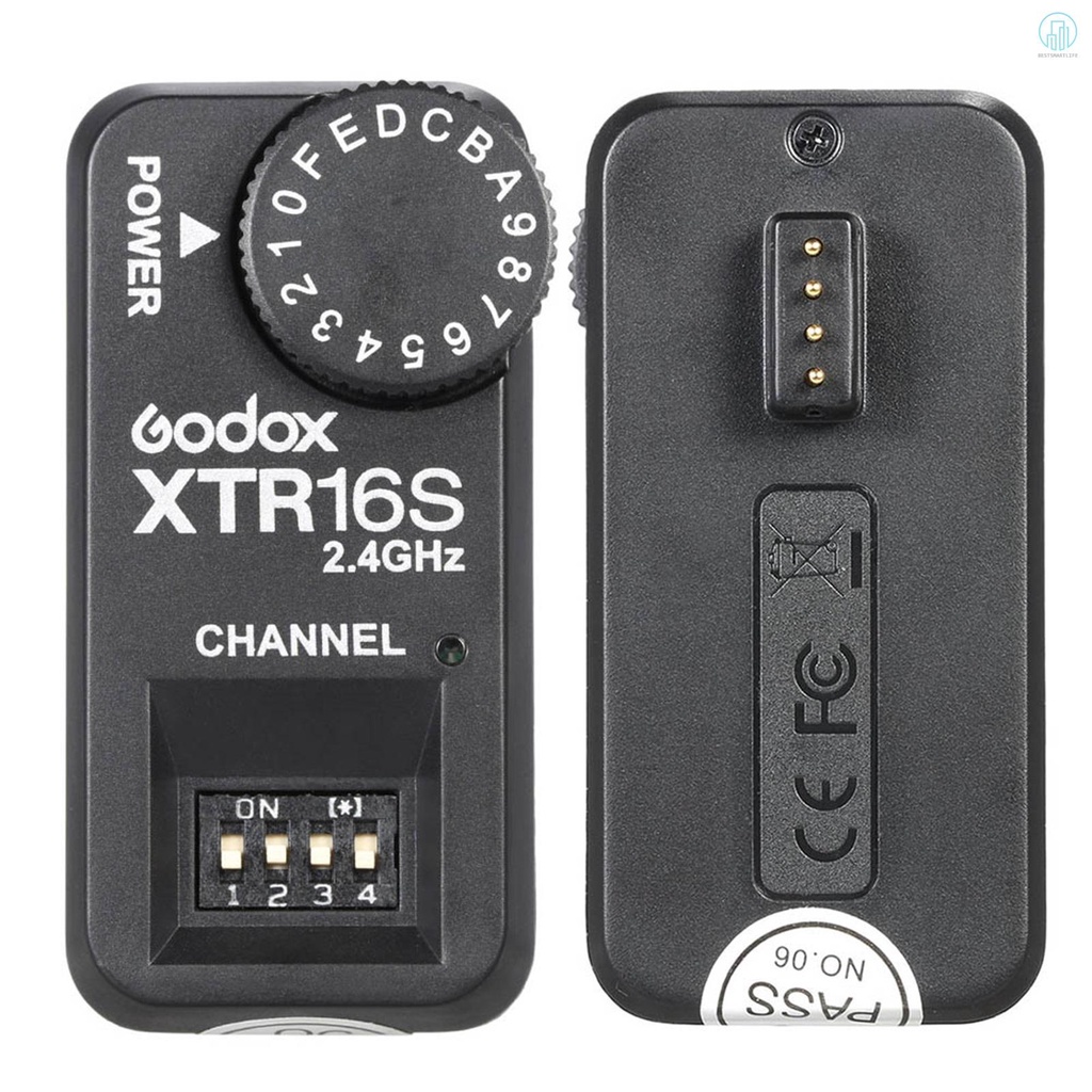 New godox xtr-16s 2.4g wireless x-system remote control flash receiver ...