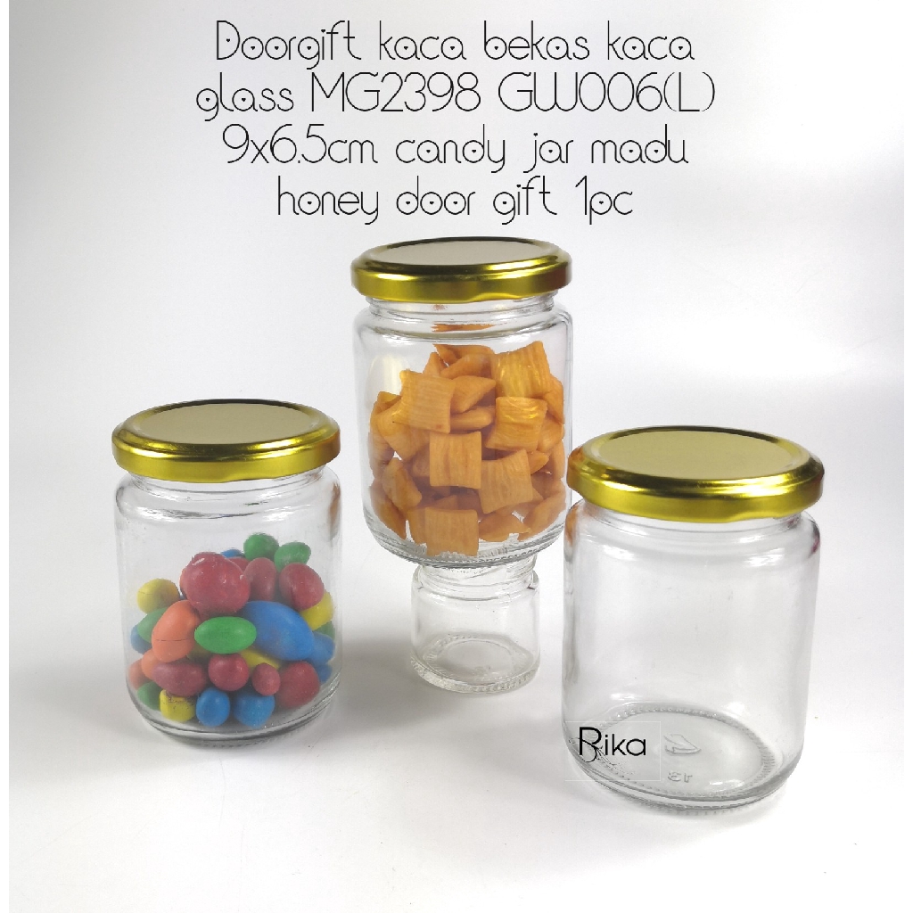Doorgift kaca bekas kaca glass MG2398 GW006L 9x6 5cm candy Doorgift kaca bekas kaca glass MG2398 GW006L 9x6 5cm candy