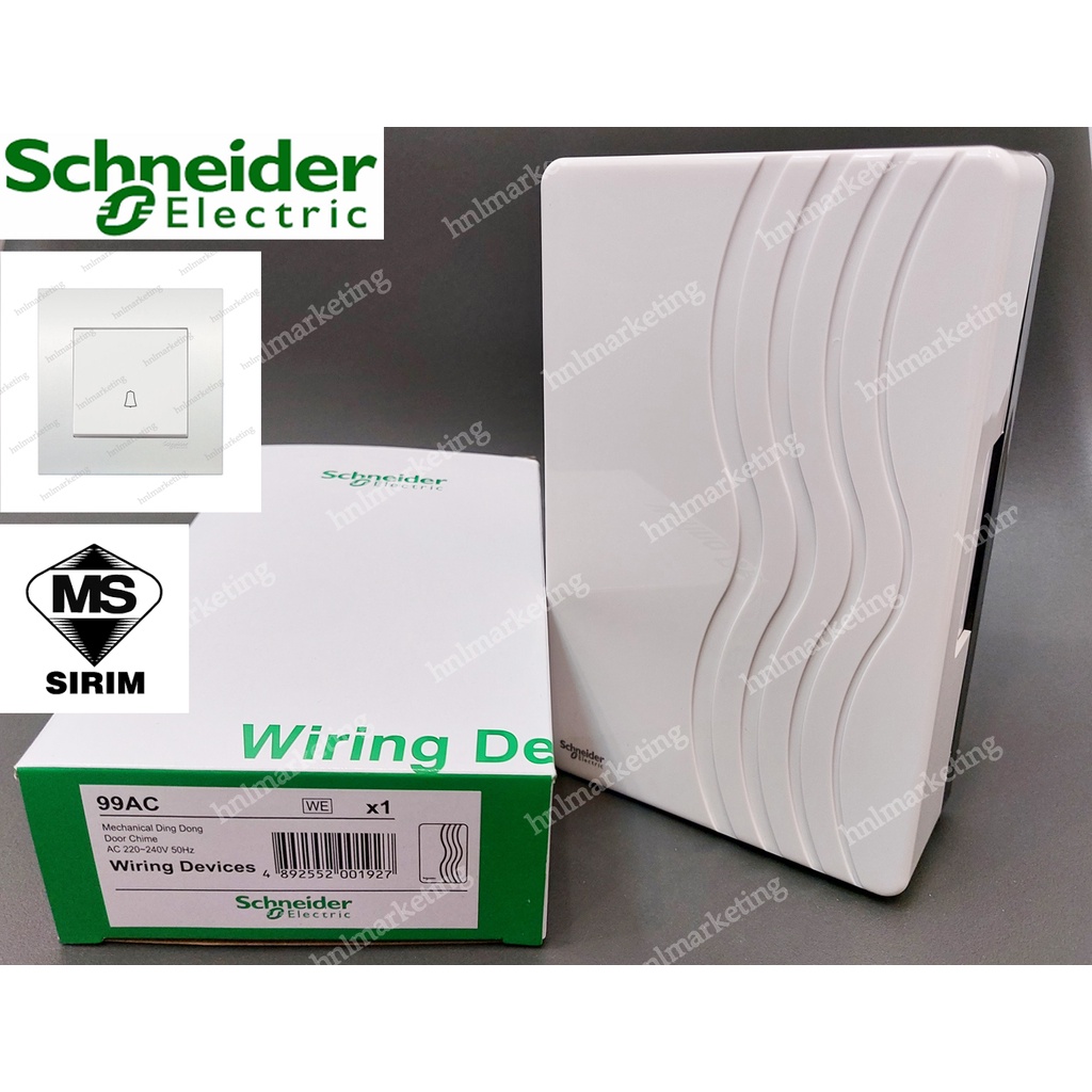 SCHNEIDER AC DOOR BELL CHIME 99AC SWITCH DING DONG Shopee Malaysia