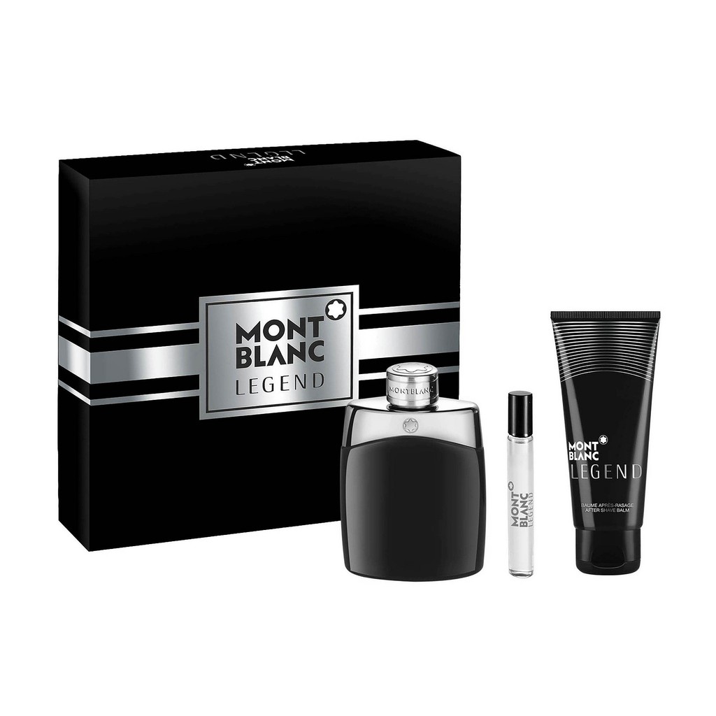 Mont Blanc Legend Men 100ml Perfume + 7.5ml Travel Spray + 100ml