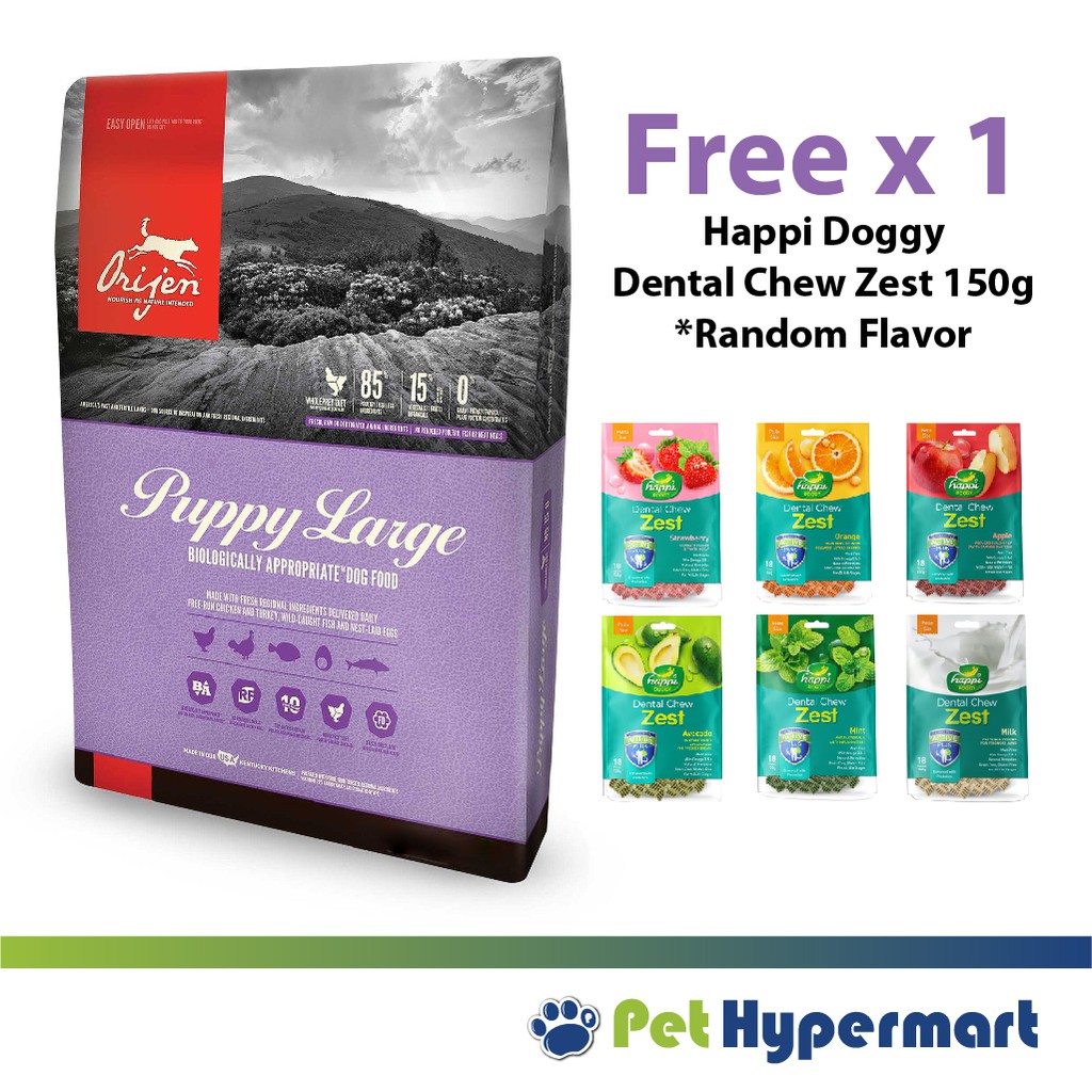 Orijen Puppy Dry Dog Formula Large Breed 11 4kg Shopee Malaysia