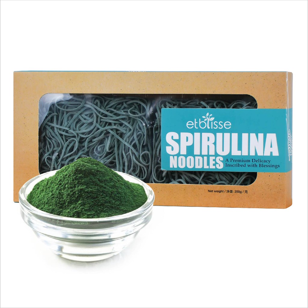 etblisse Spirulina Noodles Halal (250g/4 Pcs x 62.5g) Shopee Malaysia