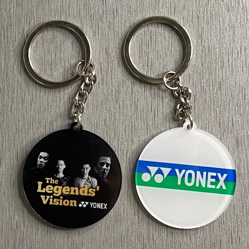 钥匙扣/羽毛球挂件 Badminton Keychain Four Major Acrylic yy Buckles Kings Men Women Pendants Small Accessories Club Event Souvenirs