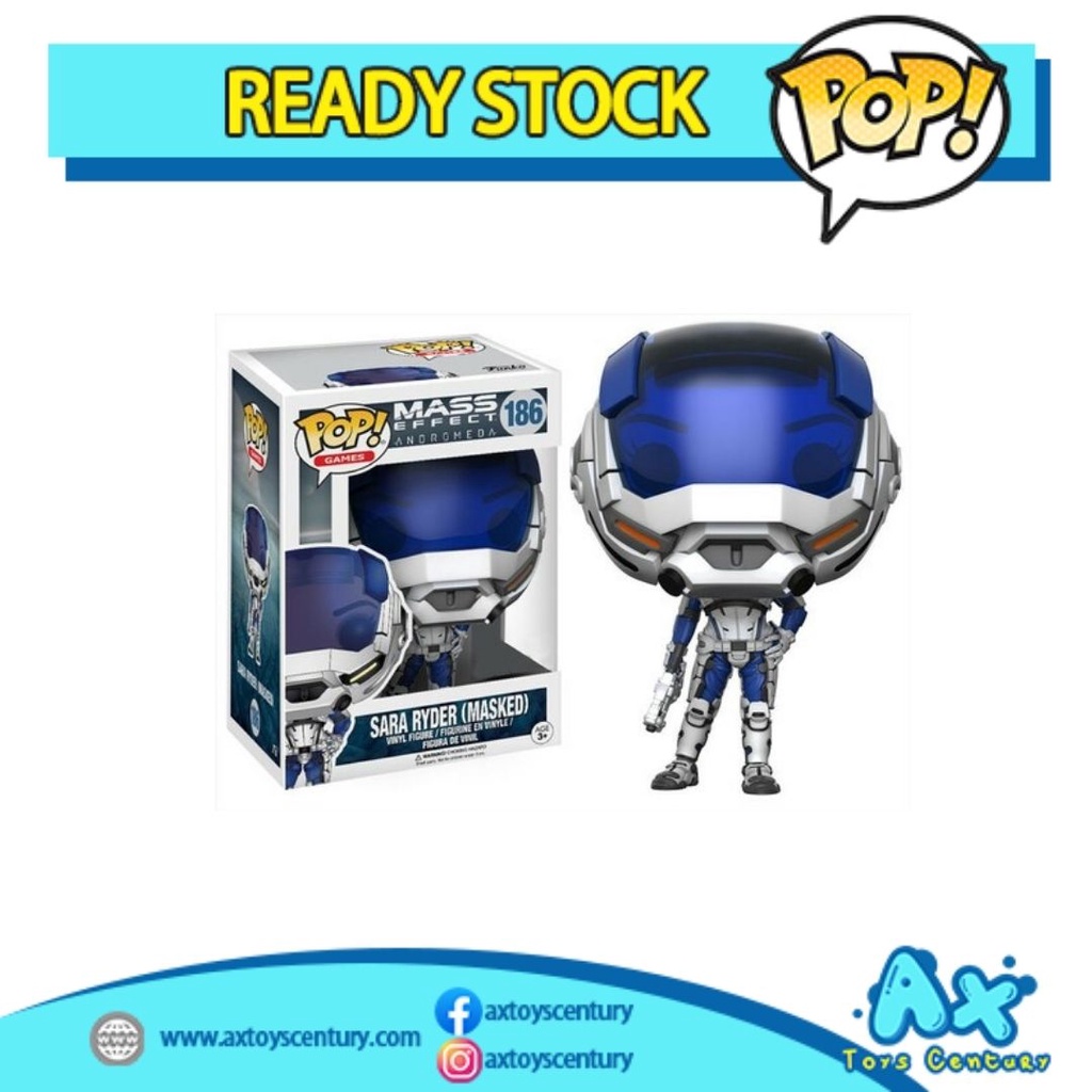 Funko Pop! Games: Mass Effect - Sara Ryder Masked #186 100% Genuine
