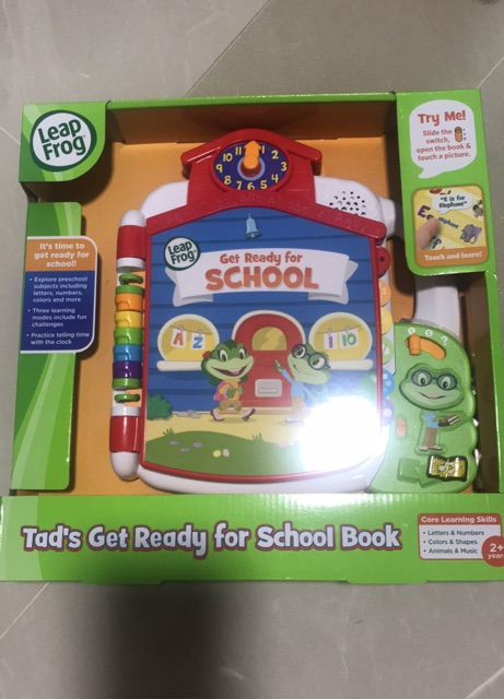 Leapfrog Tad S Get Ready For School Book Shopee Malaysia