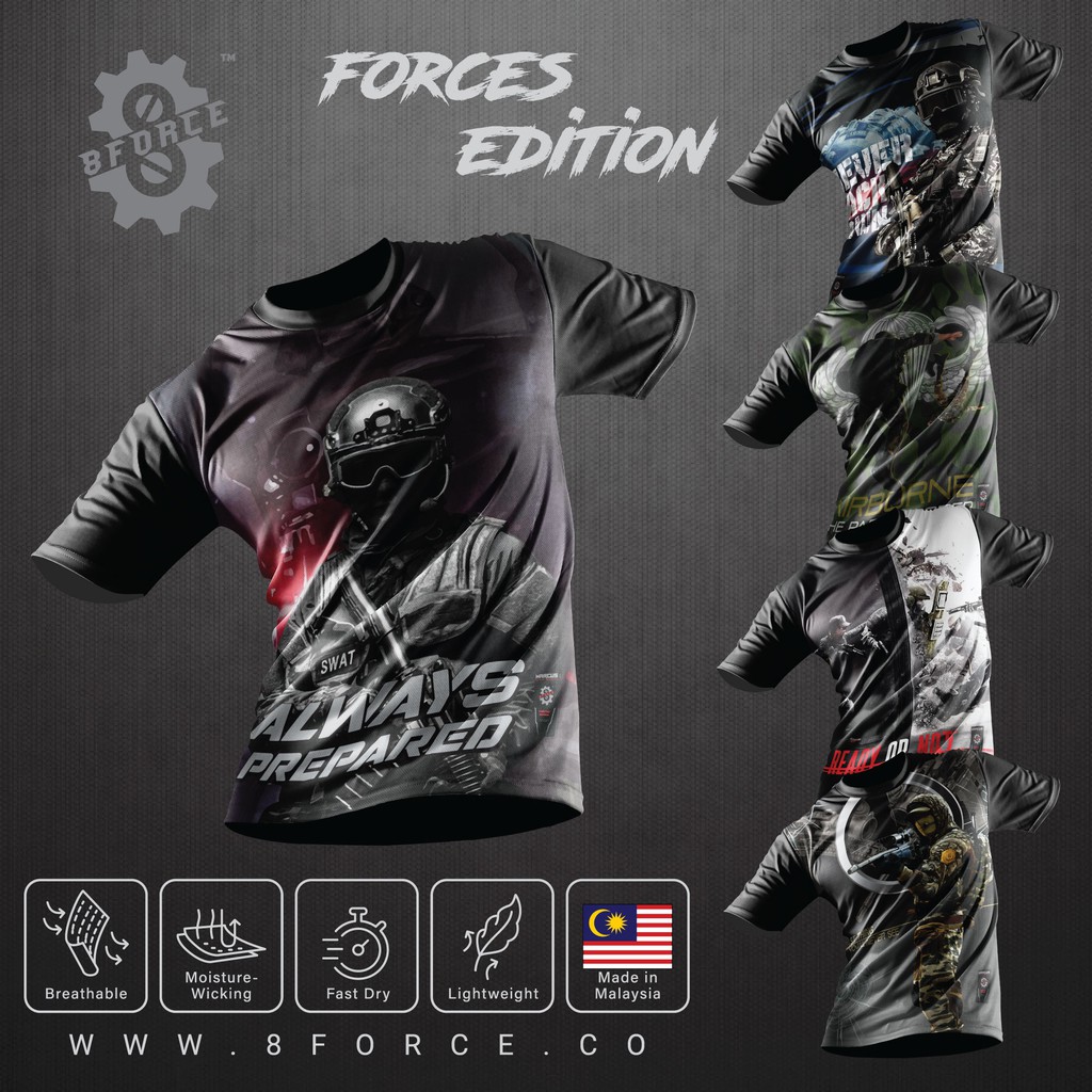 SCH TACTICAL TSHIRT JERSEY SUBLIMATION COLLECTION (READY STOCK