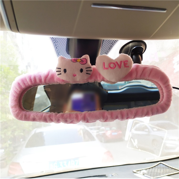 hello kitty rear view mirror cover