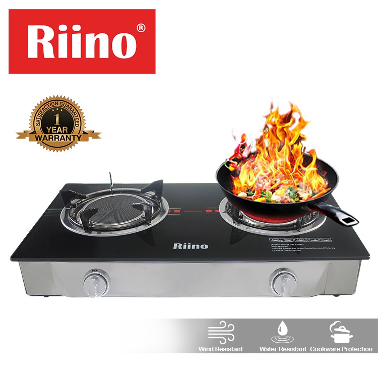 Riino Infrared  Tempered Glass Top Gas  Stove  Shopee Malaysia