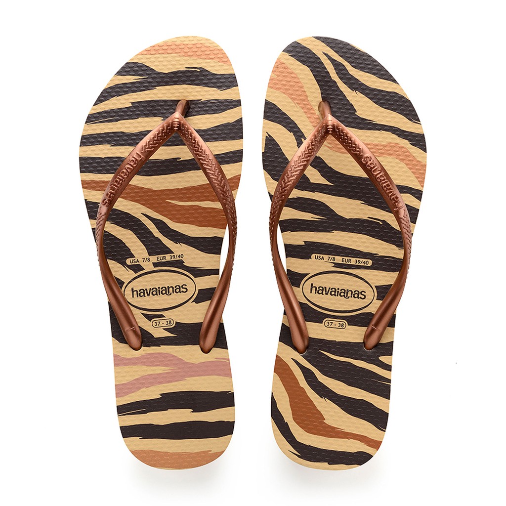 havaianas animal print slim