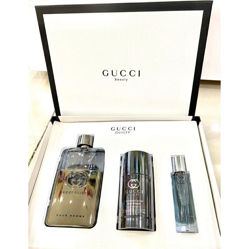 gucci guilty men gift set