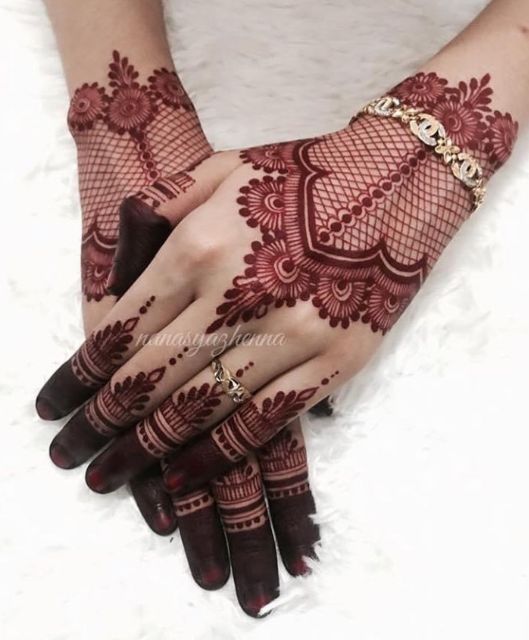 Inai Cone Mudah Lukis Halal Maroon Black White Zurarahim Henna Shopee Malaysia