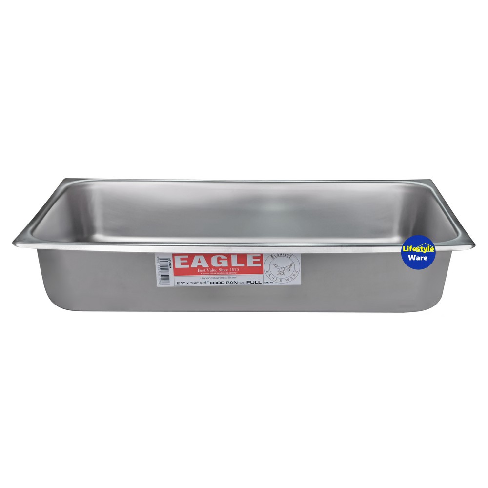 EAGLE STAINLES STEEL FOOD PAN CHAFING DISH FOOD PAN FULL SIZE AND HALF SIZE PAN Shopee Malaysia