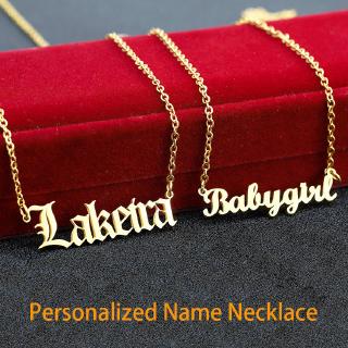 Any Personalized Name Necklace Stainless Steel Pendant Fascinating Pendant Custom Name Necklace