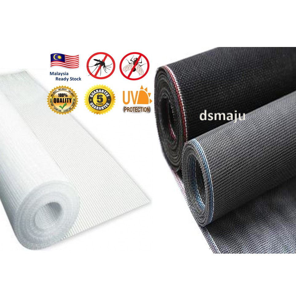 DSMAJU High Quality Fiber Mesh Fiberglass Netting Insect Screen Fiber Net Mosquito Mesh Mosquito Net Jaring Nyamuk