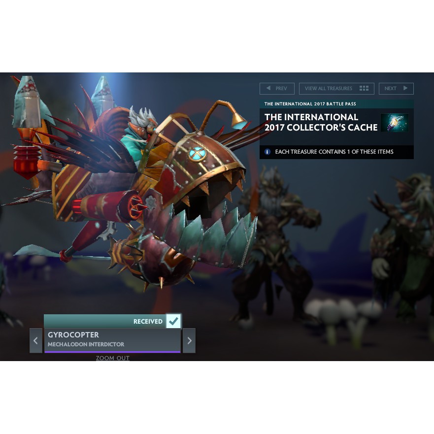 Dota2 Bundle Gyrocopter The International 2017 Collector S