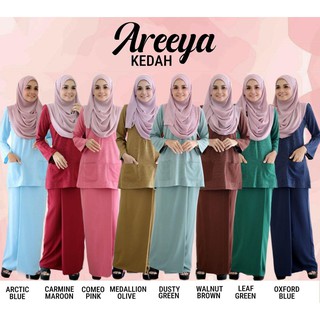  Baju  Kurung  Kedah  Moden ada poket Areeya Shopee  Malaysia