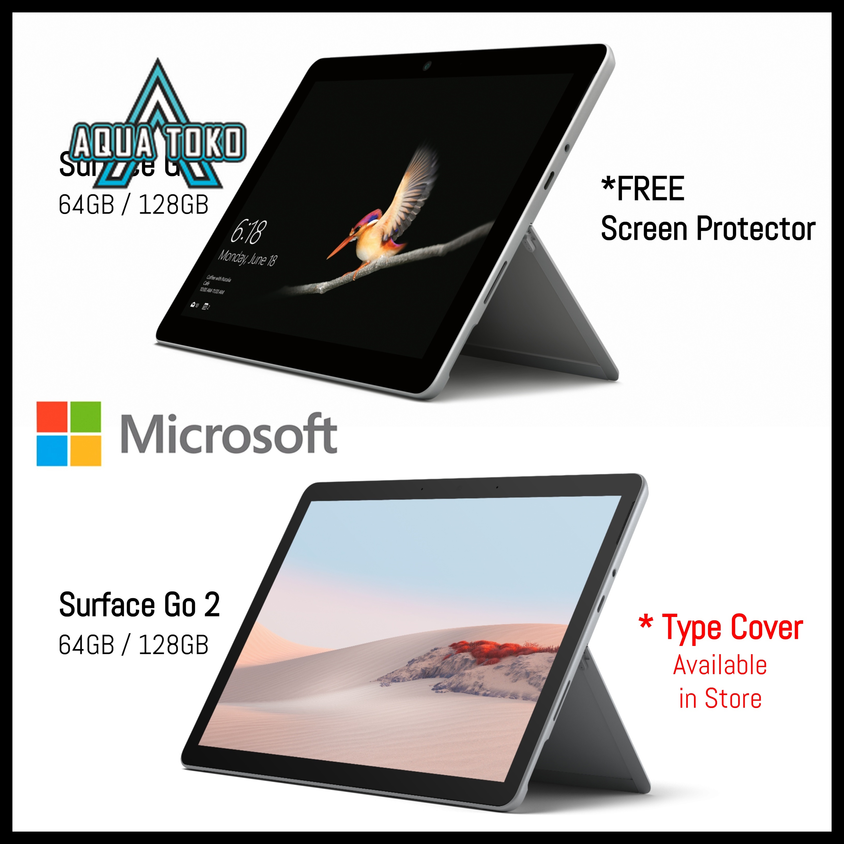 READY STOCK Microsoft Surface Go / Surface Go 2 Tablet ...