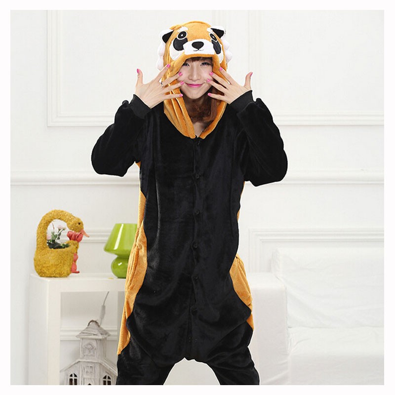 Kigurumi Raccoon Animal Cosplay pajama Women Adult Funny Onesie Sleepwear |  Shopee Malaysia