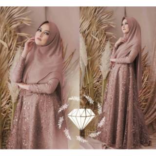 Syari Ariana Brukat SYARI BRUKAT MUTIARA  GAMIS MUTIARA  