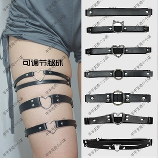 Cool Sweet Leg Ring jk Accessories Female Performance Thigh Dark Belt Ornament Bow Garter Clip Shipping Place: Zhejiang Province Fabric Material: Other Clothing Style Details: Hollow