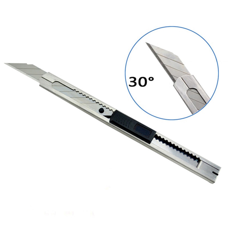 30 Degree Blade Tip Razor Blade Knife Sharp Portable Mini Auto-lock ...