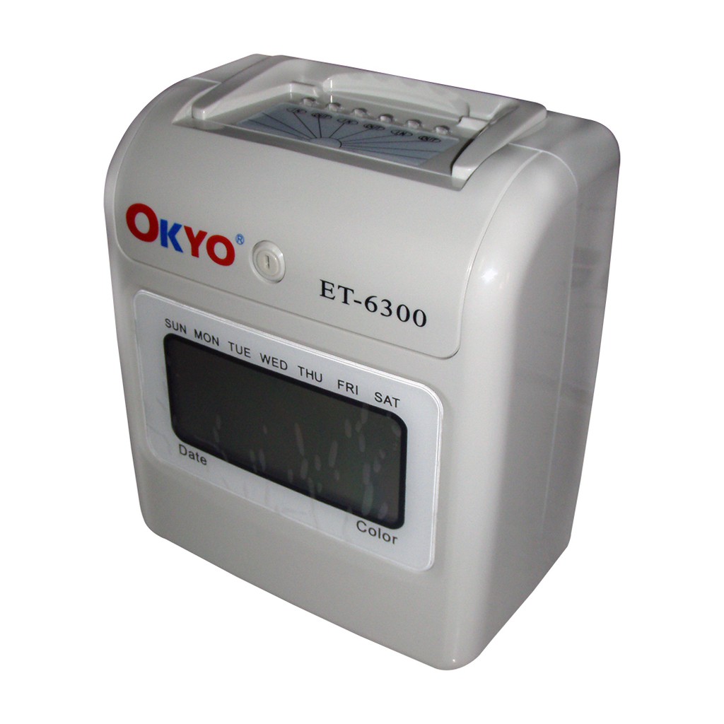 Punch Card Machine Okyo (Free 100 Cards & 1 Card Rack) ET6300 Time