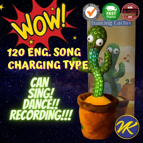 32cm Dancing Cactus USB Charging 