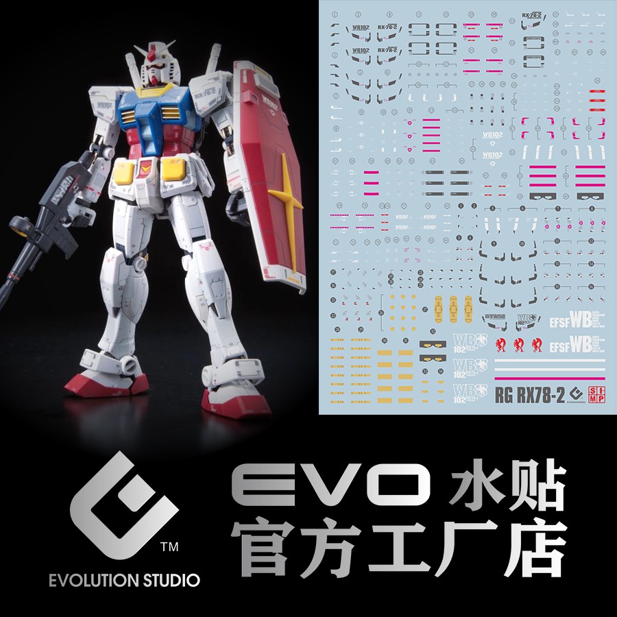 Evo Hg Gundam Rx 78 2 Beyond Global The Origin Waterslide Deca Home Furniture Diy Home Garden