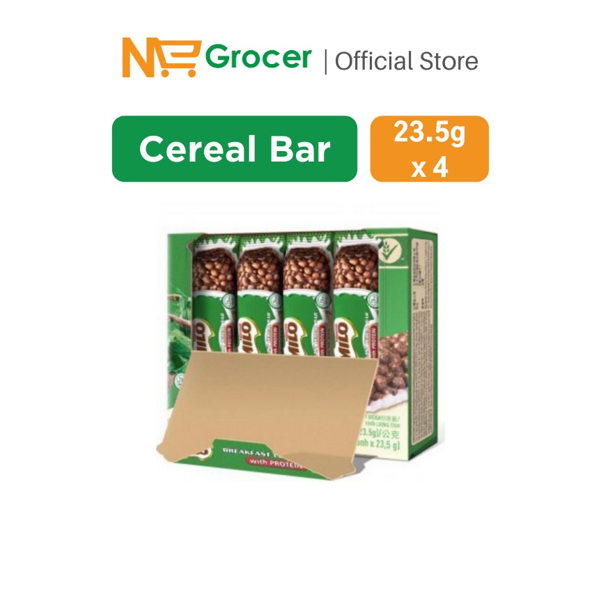 Nestle Milo Breakfast Cereal Bar (4 x 23.5g) NE Grocer Shopee Malaysia