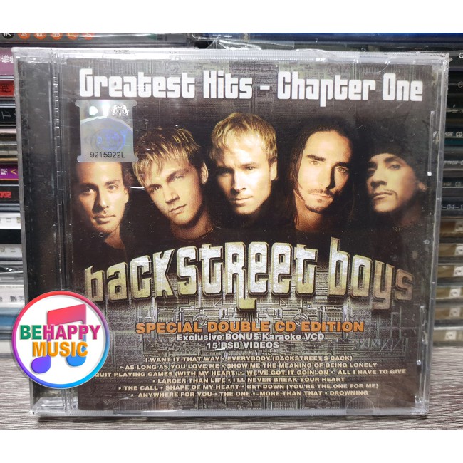 BackStreet Boys Greatest Hits Chapter 1(Special Double CD Edition) CD+VCD Shopee Malaysia