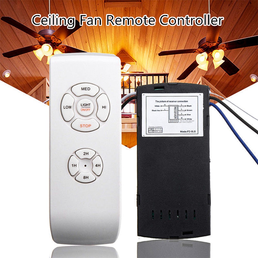 Cutogain Universal Ceiling Fan Light Lamp Timing Wireless Remote Control Kit 110-220V 