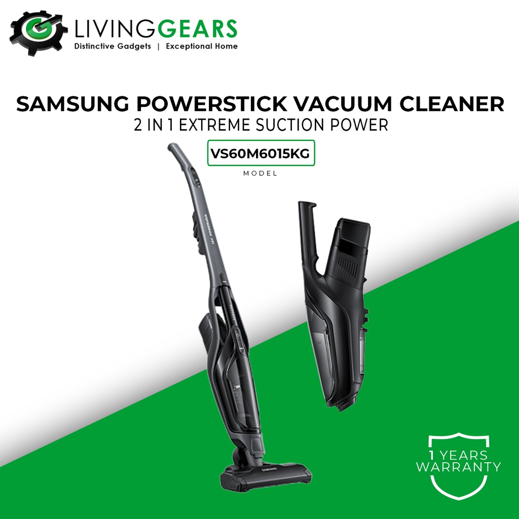 Samsung Vacuum Cleaner with Extreme Suction Power, 120W SAMVS60M6015KG Shopee Malaysia