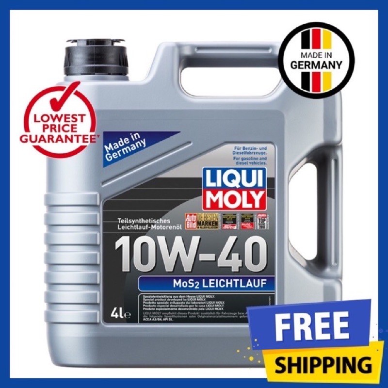 Liqui Moly MoS2 Leichtlauf 10W-40/10W-30 Semi Synthetic ...