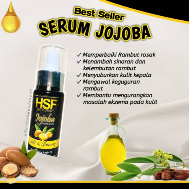 READY STOCK Organic Hair Serum JOJOBA by HSF Naturals 💯 ...