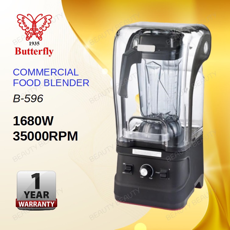 Butterfly B596 Commercial Food Blender 1680w / Heavy Duty Blender ...