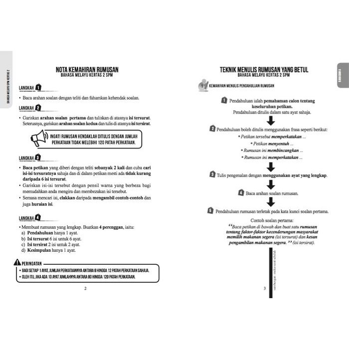 TERBAIK SPM - BAHASA MELAYU SPM KERTAS 2 (TBBS1052)  Shopee Malaysia