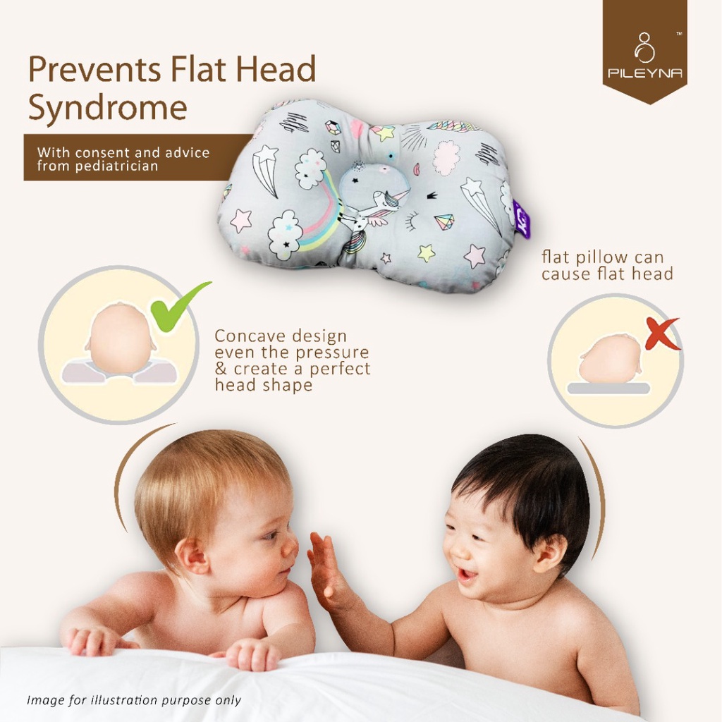 NEWBORN PILLOW / DIMPLE PILLOW RANDOM PATTERN [READY STOCK] Shopee