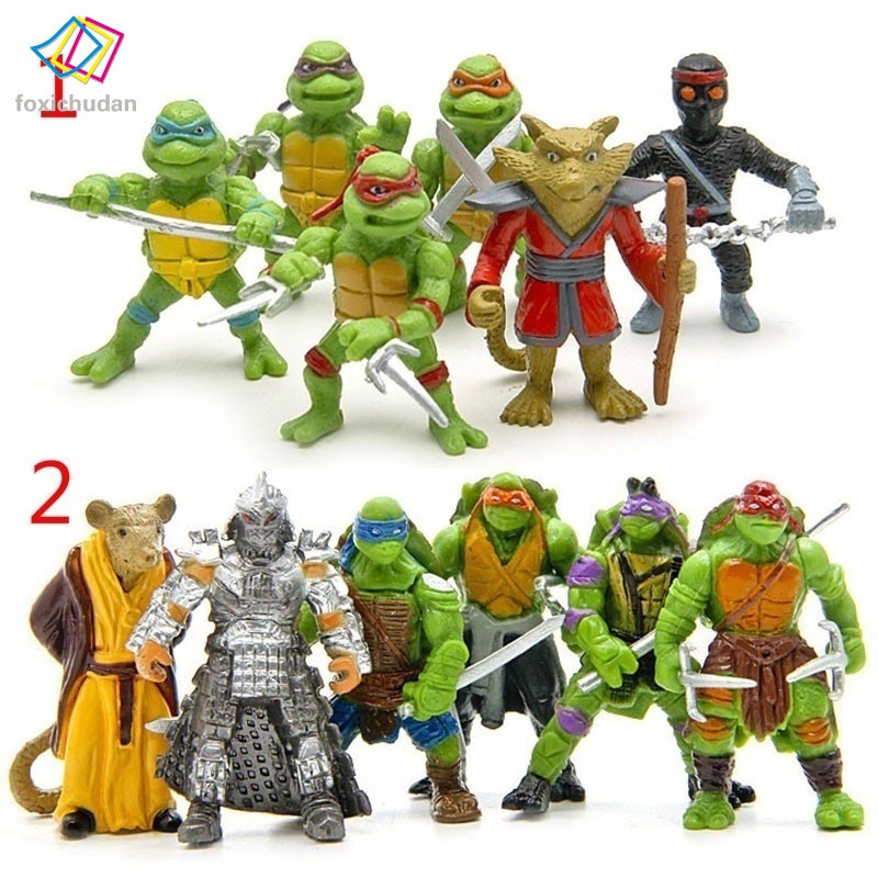 ninja turtles mini action figures