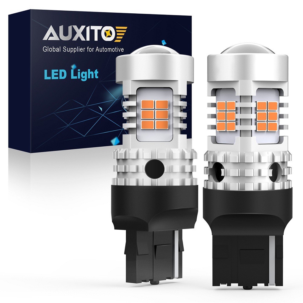 Auxito 2pcs T W21w Led Wy21w 7440 7440na Led Turn Signal Light Bulbs Canbus Error Free No Hyper 26smd Amber Yellow 12v Led Shopee Malaysia