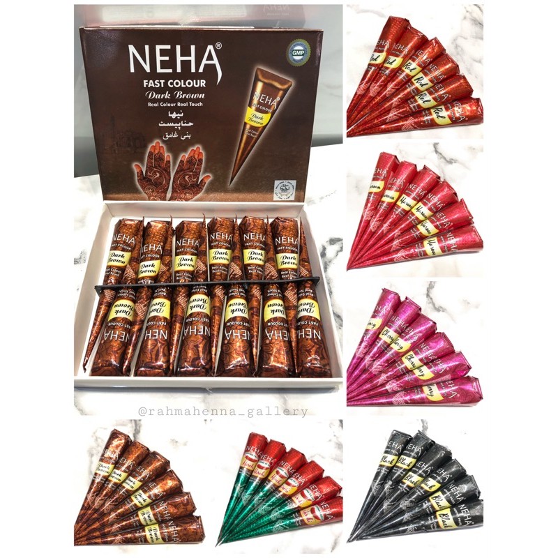 [1pcs] Neha CONE,HENNA Instant HENNA Paste Bridal HENNA Color