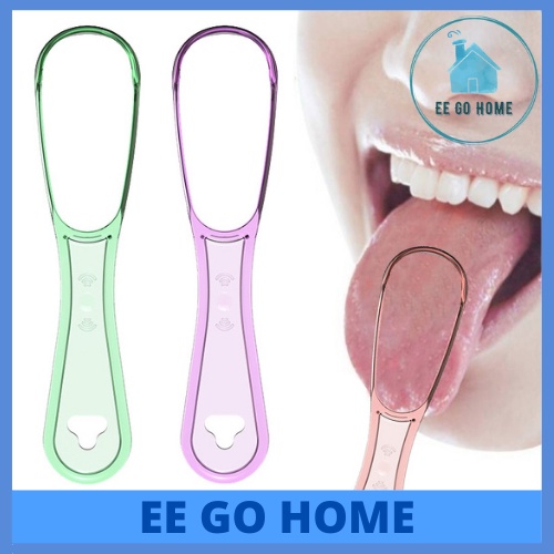 Food Grade Plastic Tongue Scraper Adult Tongue Cleaner Brush Oral Oral Care