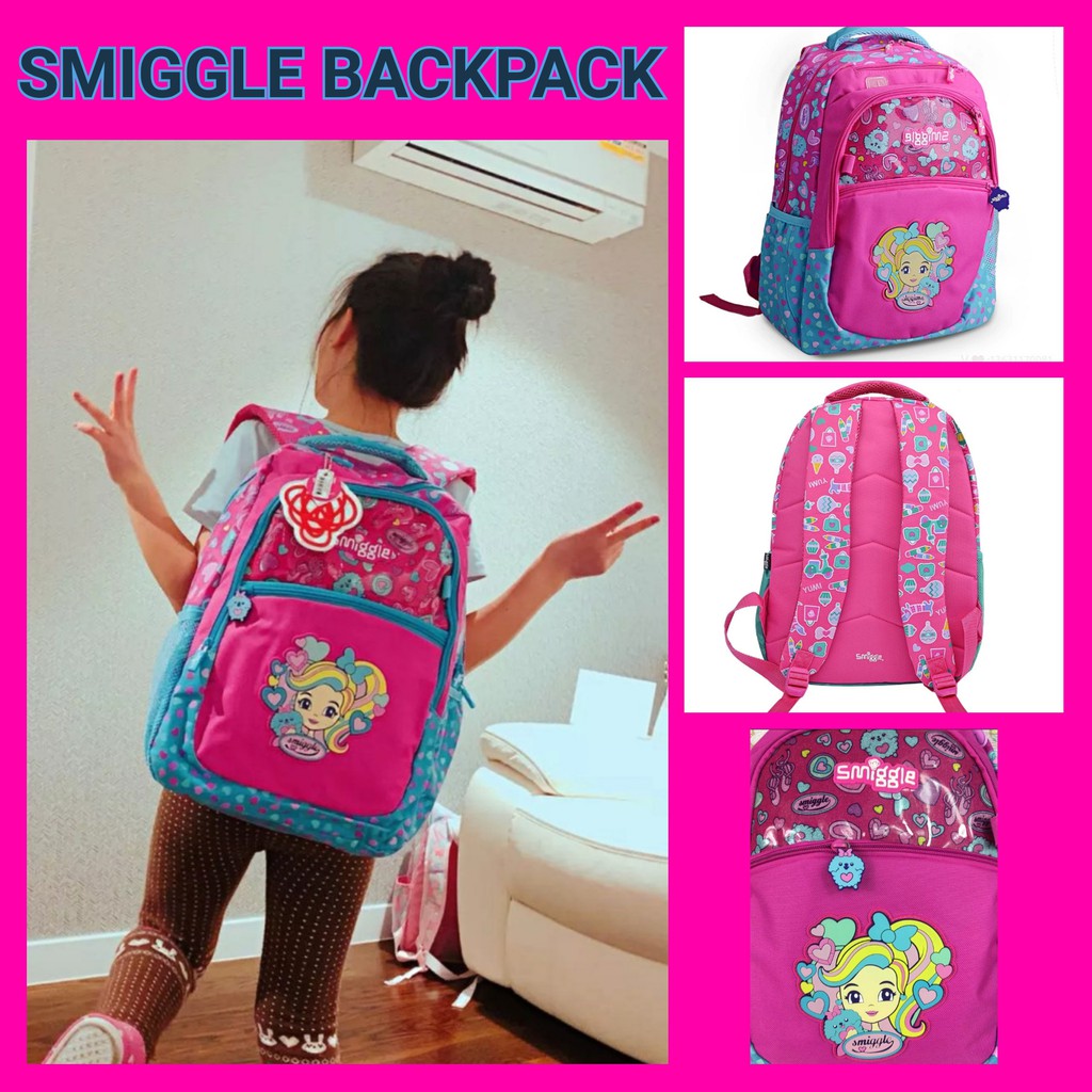 smiggle backpack for girl