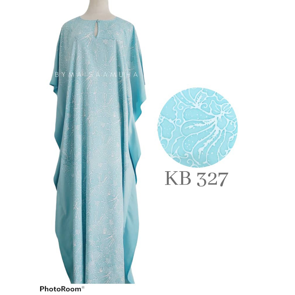 New Kaftan Blok Baju Kelawar Pastel Exclusive Batik Kelantan Lengan Pendek Shopee Malaysia