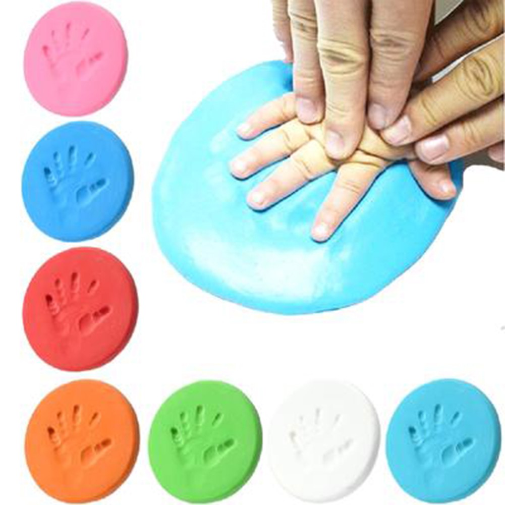 Versatile Durable Air Drying Soft Clay Baby Kid Handprint Footprint Imprint Casting Record Growing - Image 3