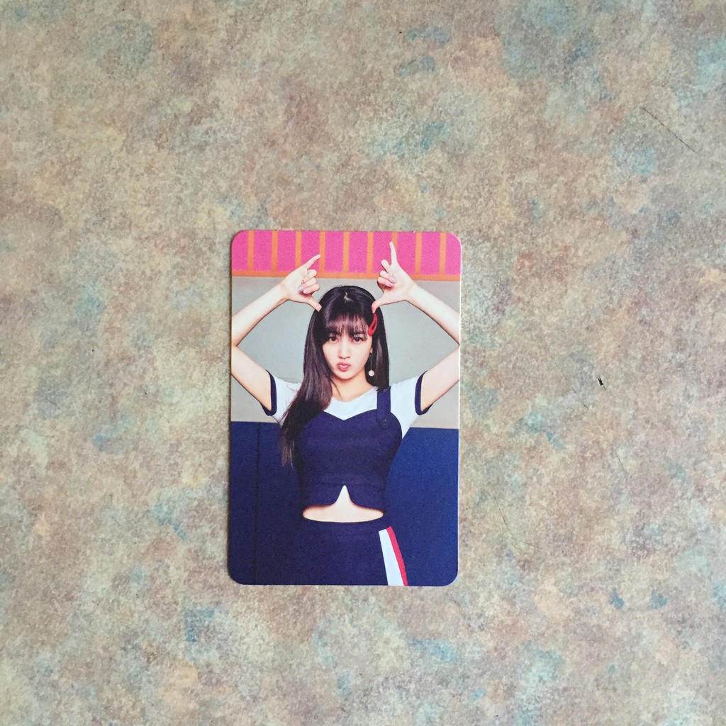 Twice Jihyo Signal Ver A Red Official Photocard Shopee Malaysia