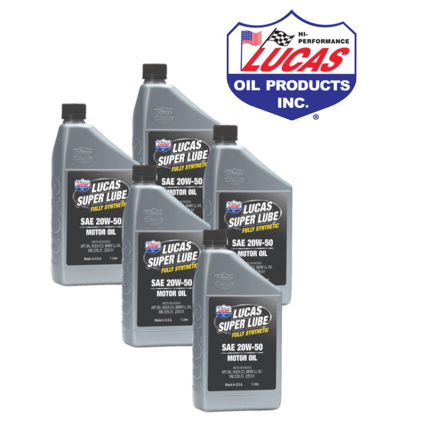 Bundle Of Lucas Super Lube Fully Synthetic Sae W Motor Oil L Shopee Malaysia