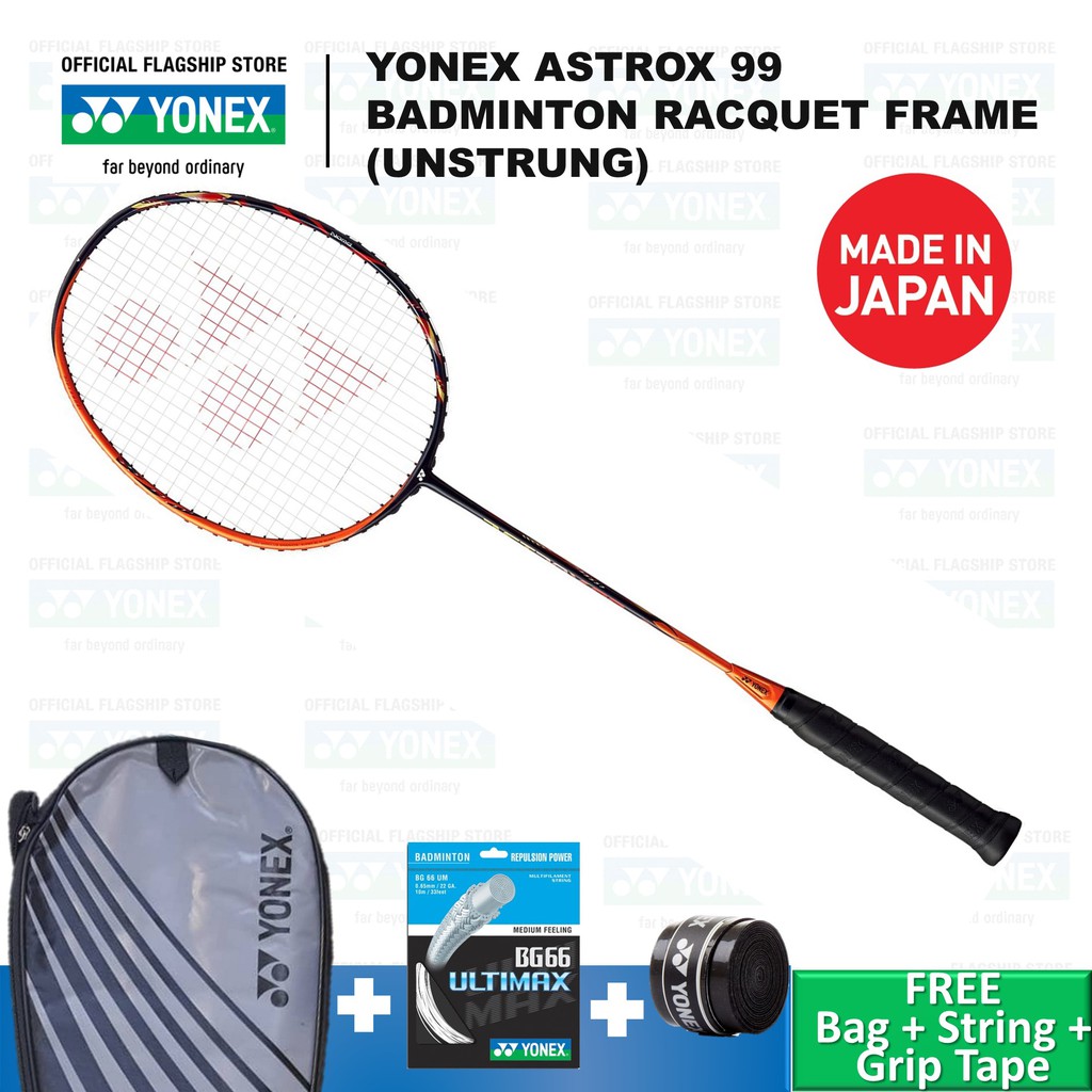 Yonex Astrox 99 Badminton Racquet Frame - Sunshine 3UG5 ...