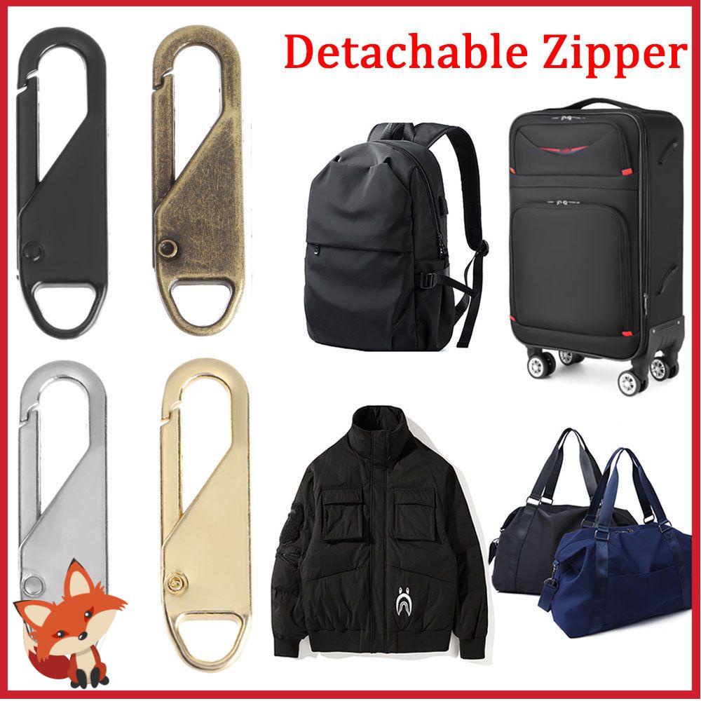 Style Travel FAY 4PCS Bag Tool Zipper Pull Small Backpack Metal Slider Head Sewing Kits Removable DIY Multifunction C... - Image 2