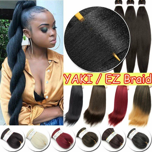26inch/65cm New Type Long Straight Jumbo Ombre Crochet Braids Hair  Pre-Stretched EZ Braid Synthetic Hair Extensions For Women | Shopee Malaysia