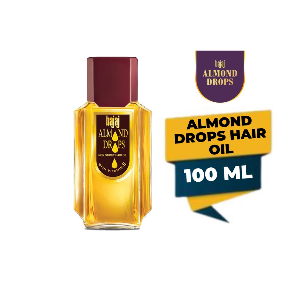 BAJAJ ALMOND DROPS HAIR OIL 100 ML Shopee Malaysia
